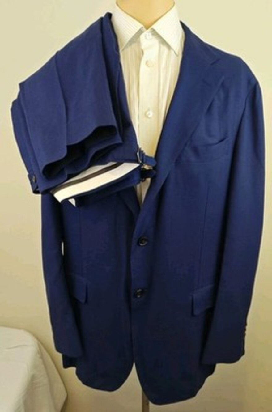 Suitsupply Havana Slim Unstructured Silk Cotton 2Pcs Surgeon Suit 44R W38x29.5
